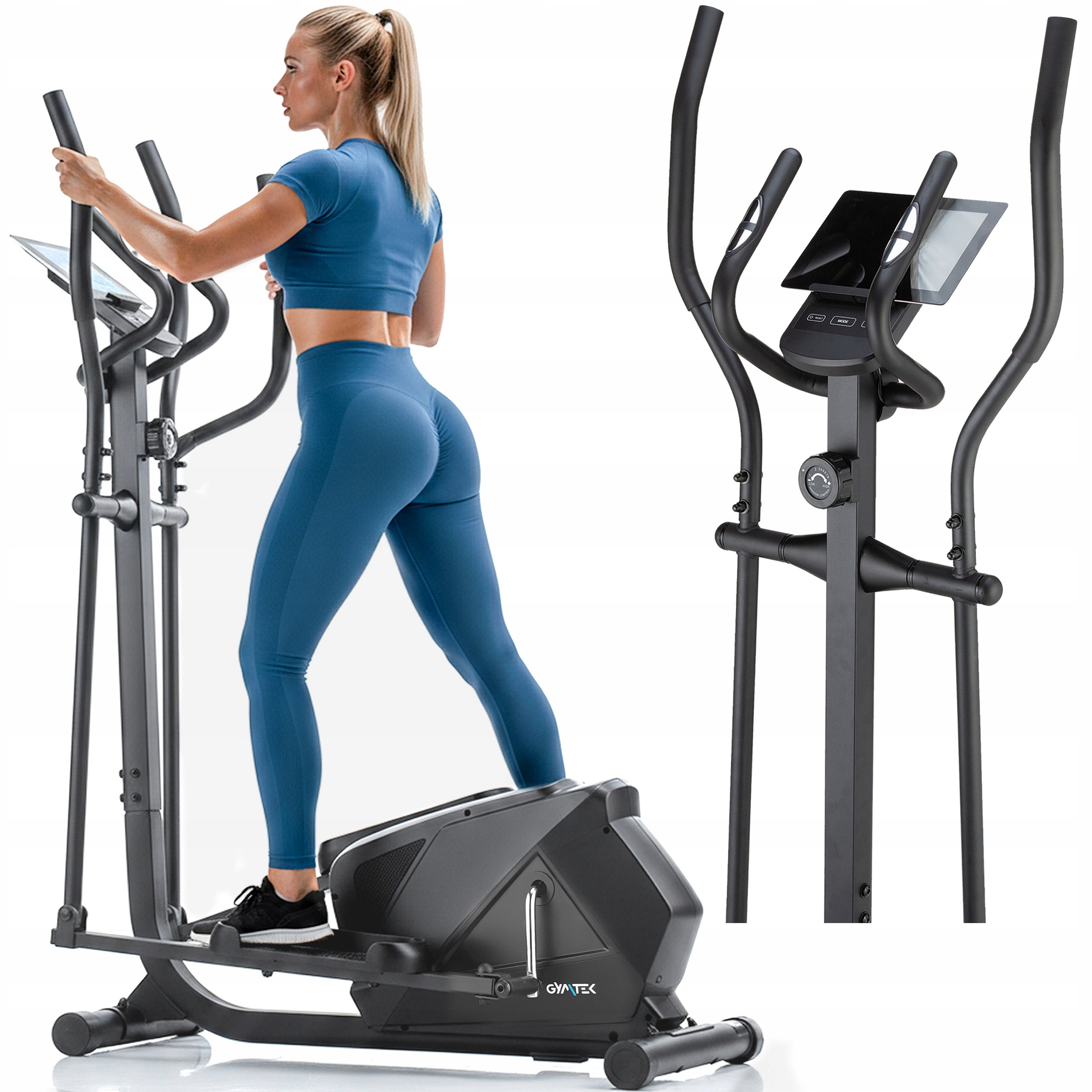 ORBI-TREK MAGNETIC HOME ELLIPTICAL TRAINER PULSE MEASUREMENT XC1300 GYMTEK
