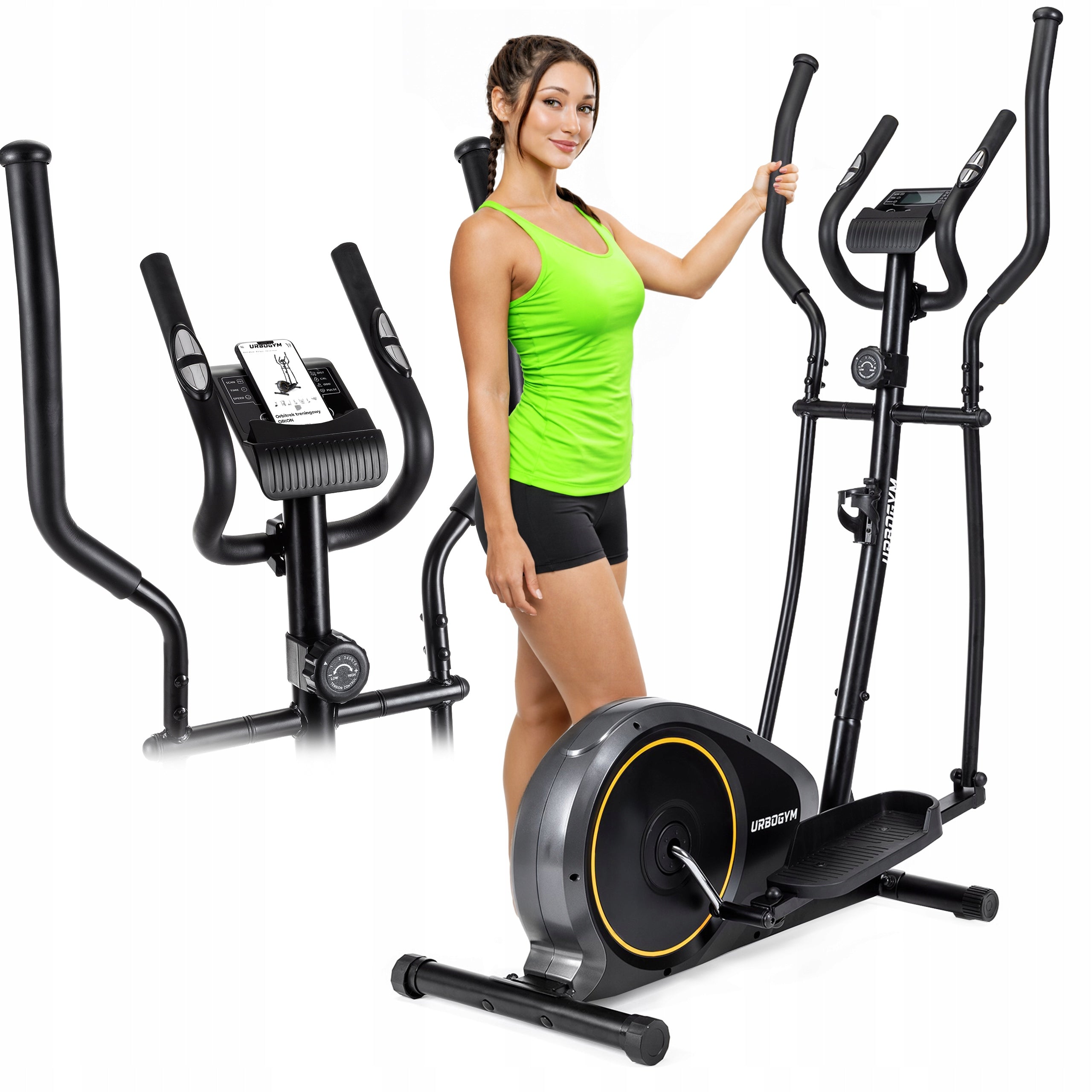 ORBI-TREK Magnetic TRAINER Home Training Bike Urbogym Orion 130 kg