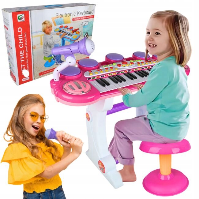 ORGAN KEYBOARD DIGITAL PIANO WITH MICROPHONE Suprimo Eva 37 FOR KIDS