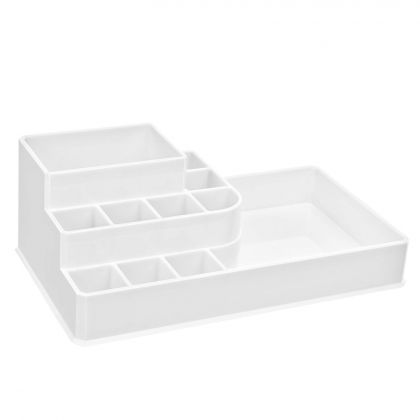 ORGANIZER FOR MAKEUP COSMETICS WHITE CASKET Packaging status original