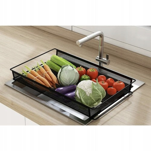 ORGANIZER ON WHEELS KITCHEN RACK BATHROOM TROLLEY METAL TABLE BLACK Manufacturer code GOREGMOB