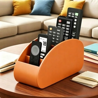 ORGANIZER ORANGE TV REMOTE CONTROL STAND PHONE BOX AKCESORIA Packaging status original