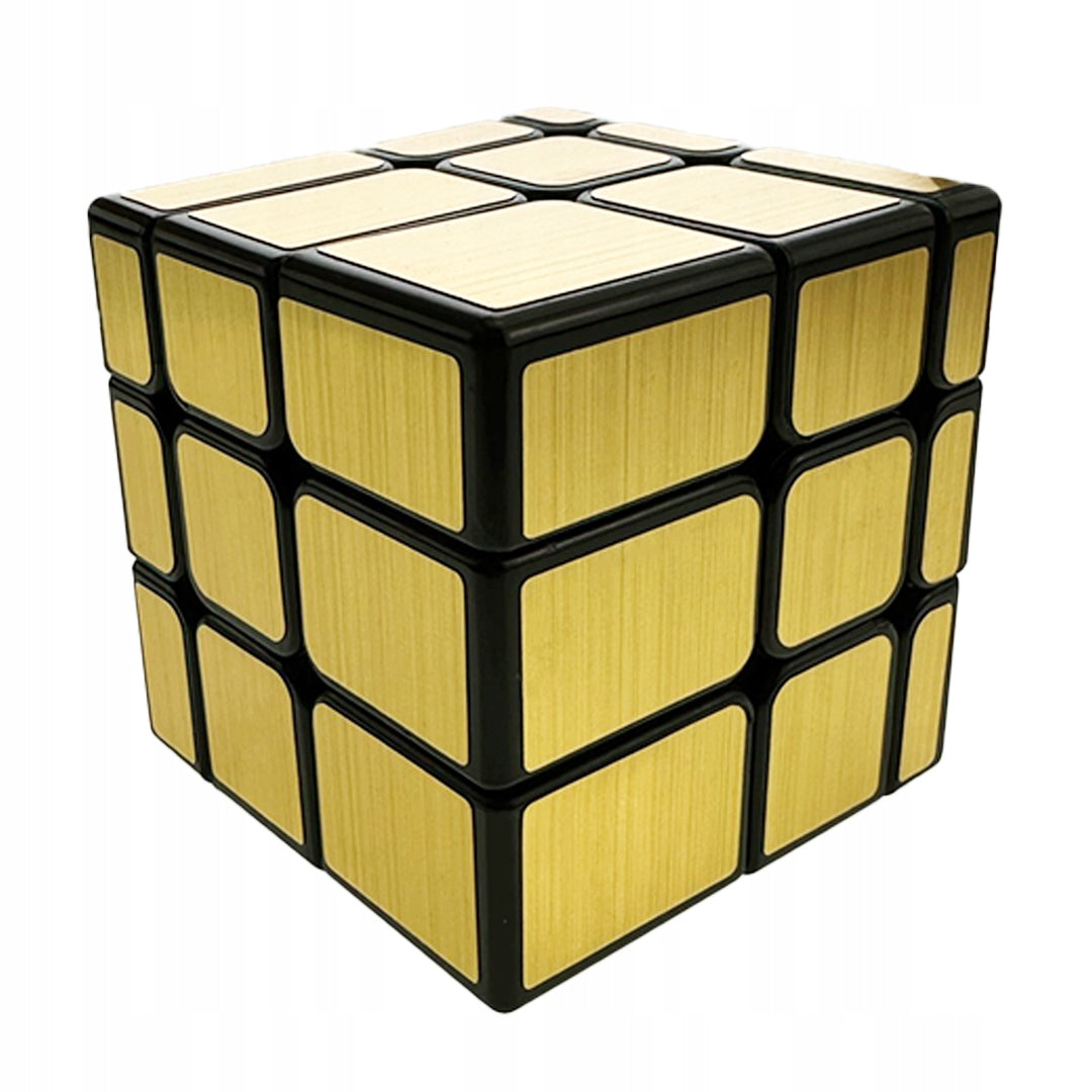 ORIGINAL ADJUSTABLE CUBE MIRROR GOLD FAST CUBE + STAND