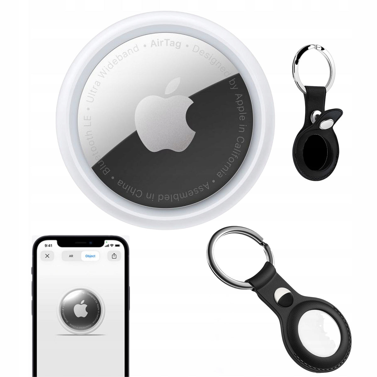 ORIGINAL APPLE AIRTAG LOCATOR FOR BLUETOOTH BAG KEYS + CASE