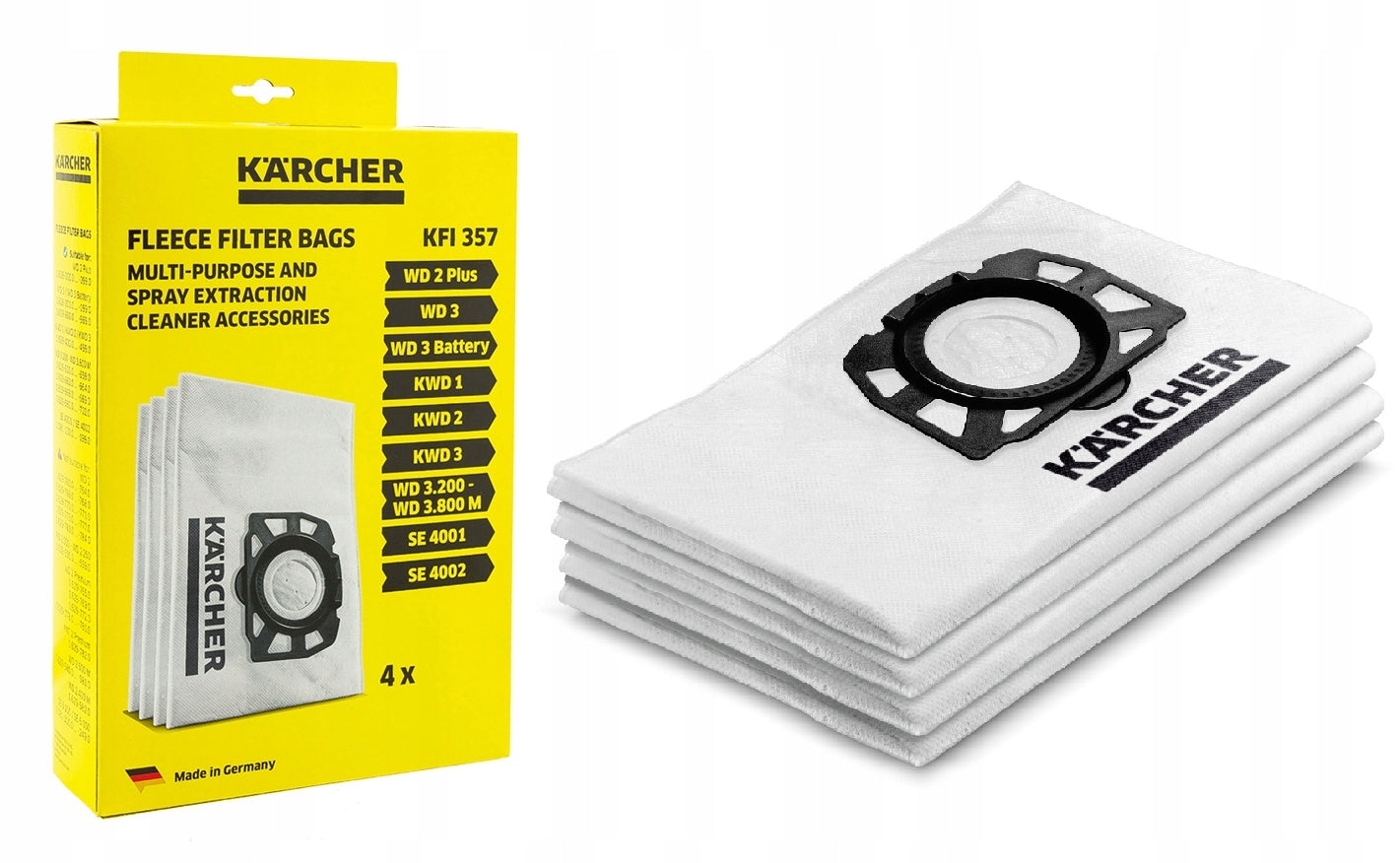ORIGINAL BAGS KARCHER SE 4001 WD 3 2.863-314.0 WD3