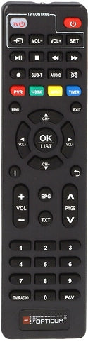 ORIGINAL REMOTE CONTROL FOR OPTICUM AX AIR NS / OPTIBOX NGEN Manufacturer code nGEN