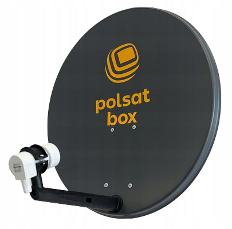 ORIGINAL SATELLITE ANTENNA CYFROWY POLSAT BOX HD 80 cm Graphite ASC800 Packaging status original