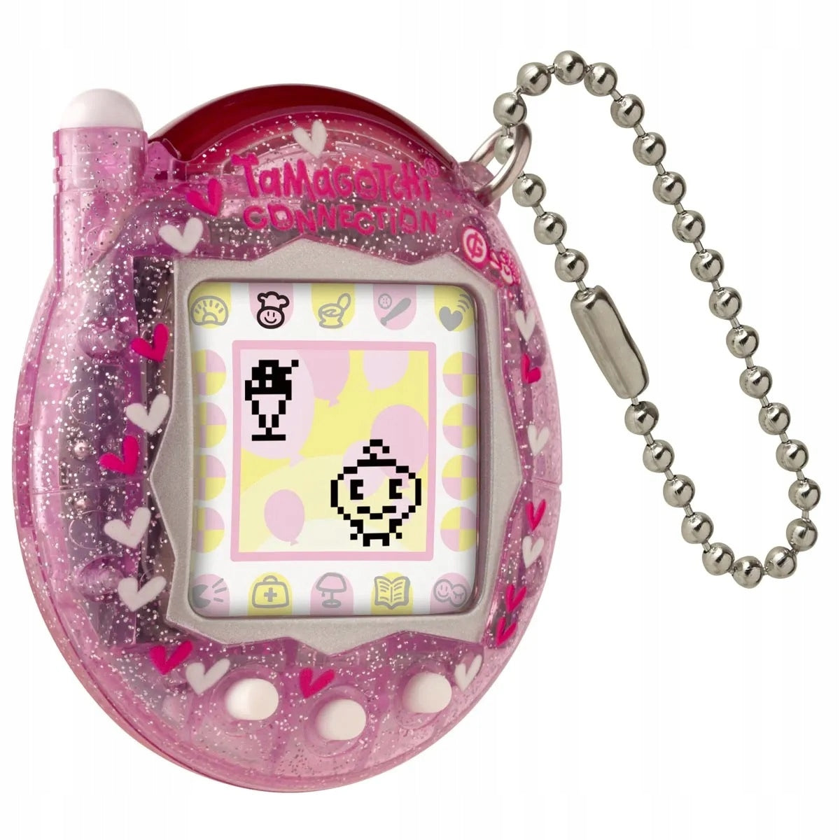 ORIGINAL TAMAGOTCHI CONNECTION BANDAI PINK GLITTER NEW MODEL Manufacturer code 3296580434169