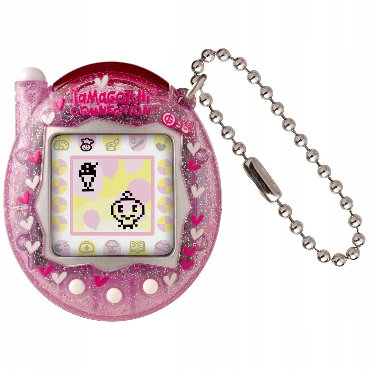 ORIGINAL TAMAGOTCHI CONNECTION BANDAI PINK GLITTER NEW MODEL Packaging status original