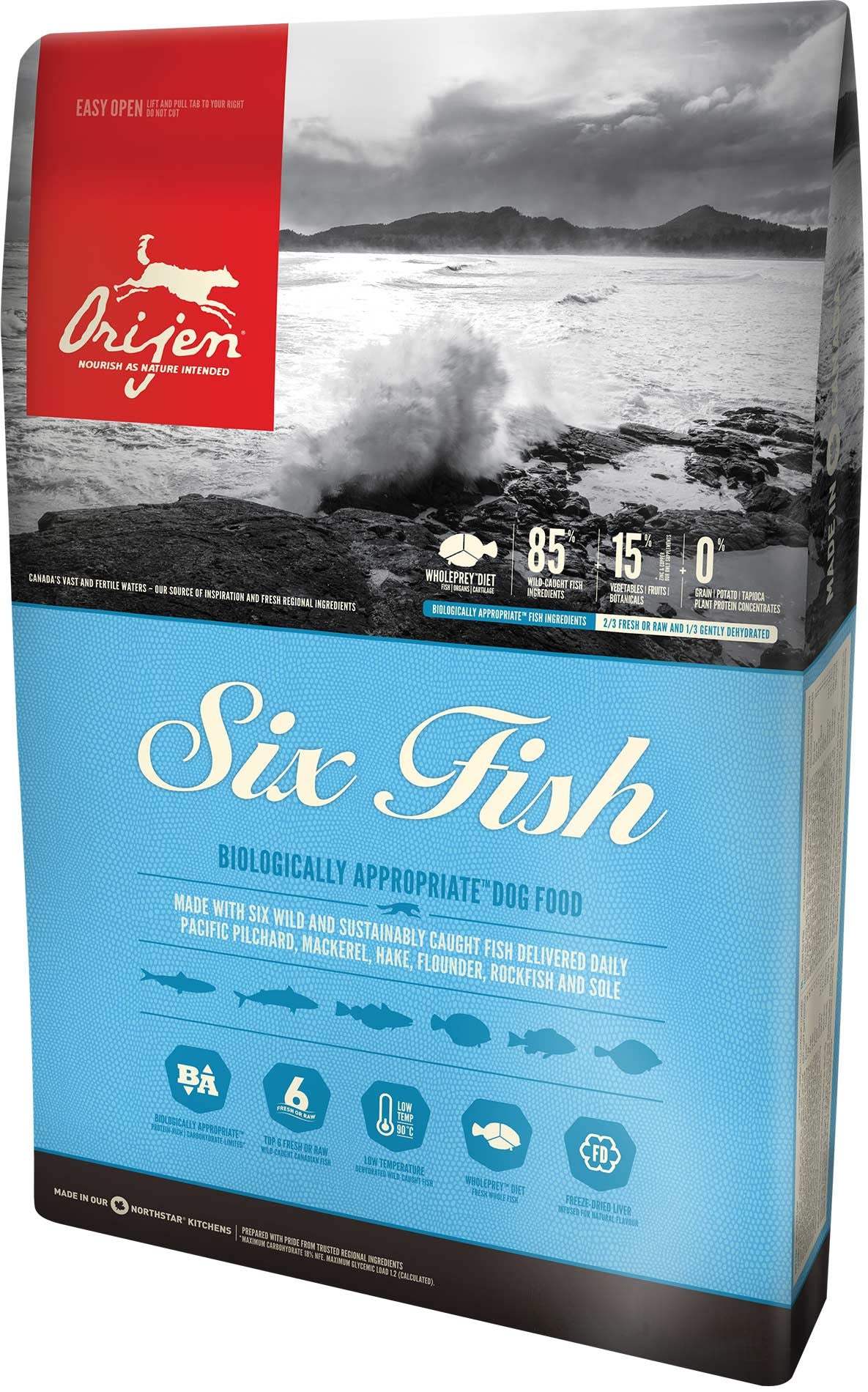 ORIJEN SIX FISH DOG 2KG + FREEBIE Manufacturer code brak