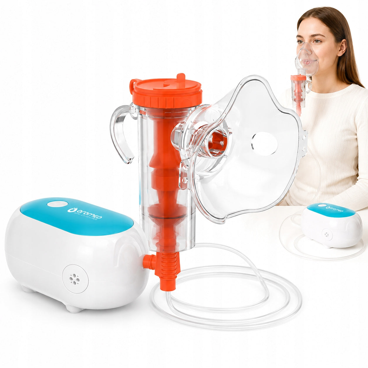 OROMED MINI ORO SMART PISTON NEBULISER INHALER FOR ADULT CHILDREN