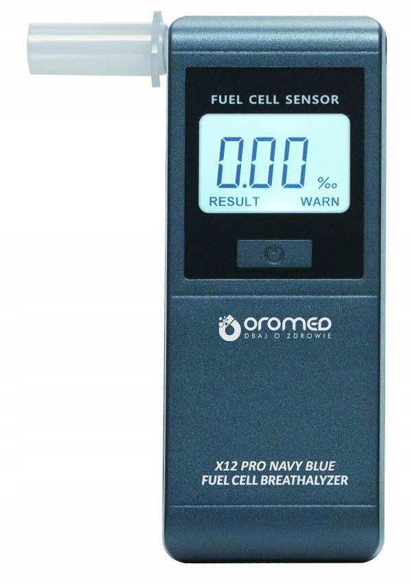 OROMED X12 PRO NAVY BLUE electrochemical breathalyzer