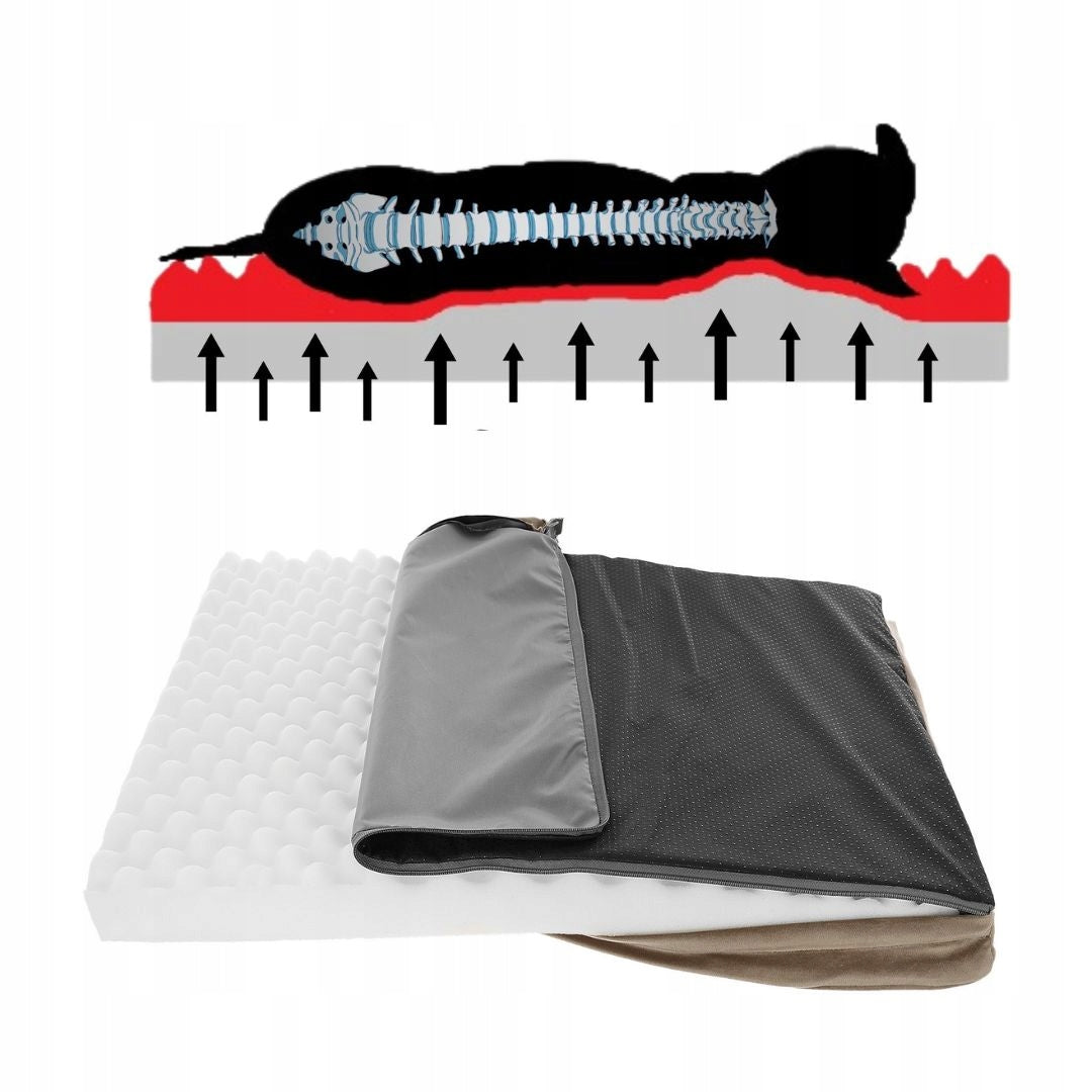 ORTHOPEDIC Bed Dog Mattress PIK M 70x55 Waterproof Bedding Brand Lovedog