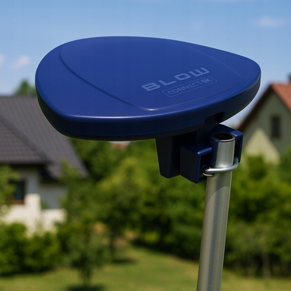 OUTDOOR ANTENNA ACTIVE DVB-T2 HD TV 4K 8K FILTER GSM UHF + POWER SUPPLY Packaging status original