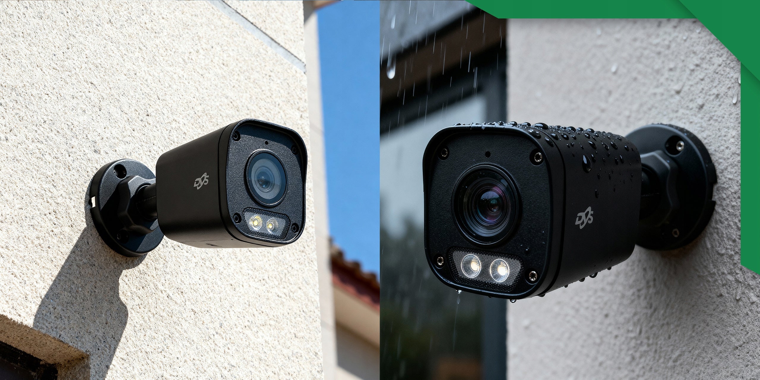 OUTDOOR BLACK CAMERA FOR HOME SURVEILLANCE 8MPX 4K IP POE TUBE BLACK DVS Certificates of conformity CE