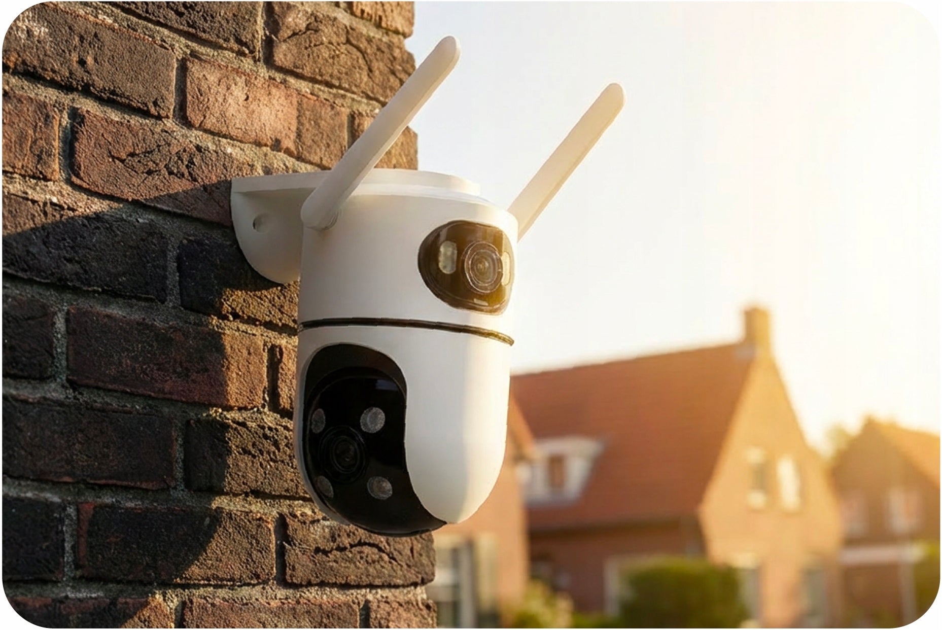 OUTDOOR CAMERA ROTATING IP WIFI ICSEE ZOOM TWO LENSES 6MPx ULTRA HD Manufacturer code IKPW630ICSV1