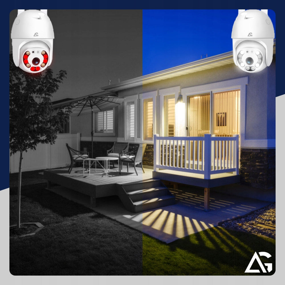 OUTDOOR CAMERA WIFI IP ROTATING FULL HD 3MP SMART 1080p ZOOM 4x DETECTION Manufacturer code 3MPX WEWNĘTRZNA AUDIO CAMERA MONITORING IR