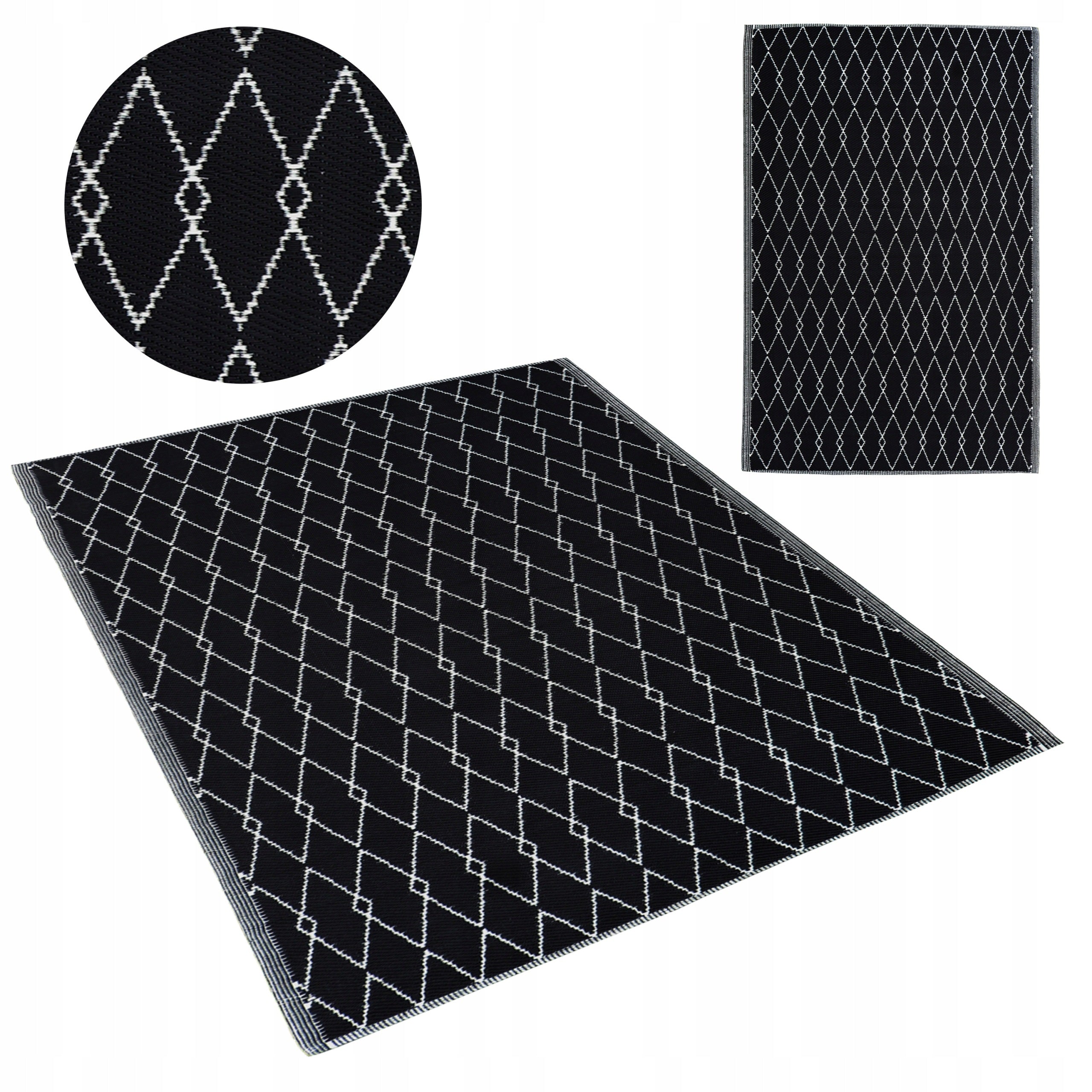 OUTDOOR CARPET 120x170 cm TERRACE WATERPROOF MAT FOR TERRACE BALCONY GARDEN