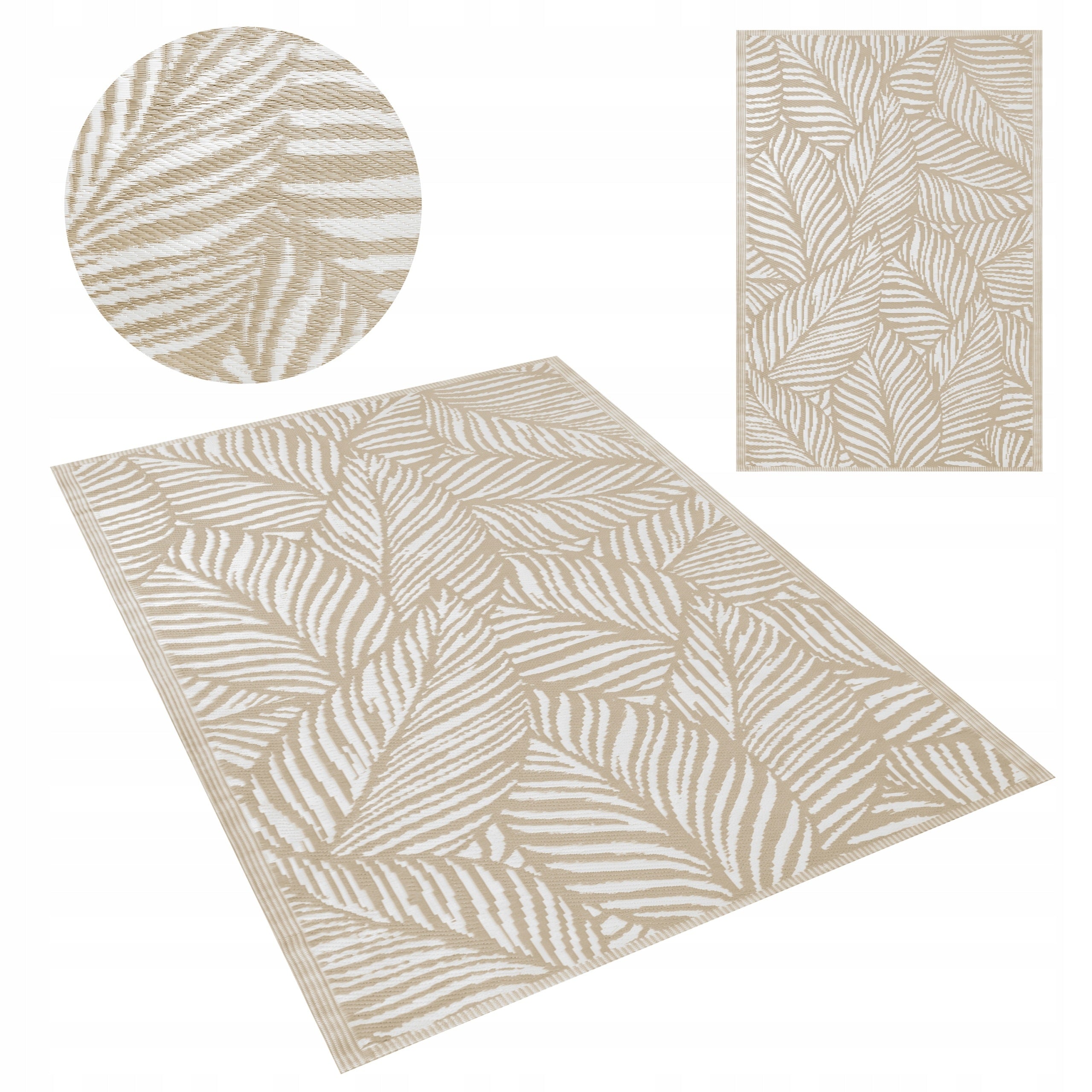 OUTDOOR CARPET 120x170 cm TERRACE WATERPROOF MAT FOR TERRACE BALCONY GARDEN