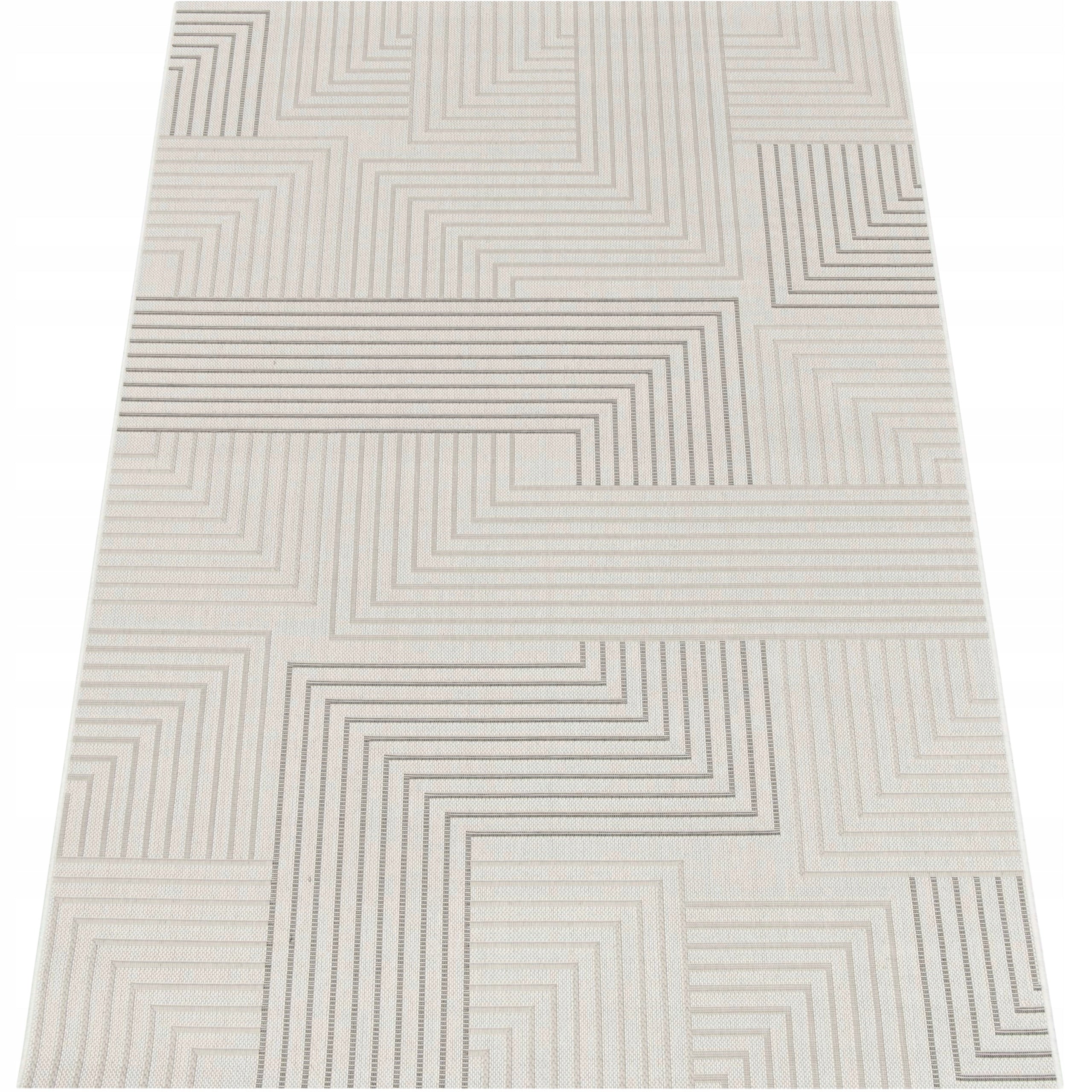 OUTDOOR CARPET 80x150 STRING CARPET FOR BALCONY FOR TERRACE BEIGE GARDEN