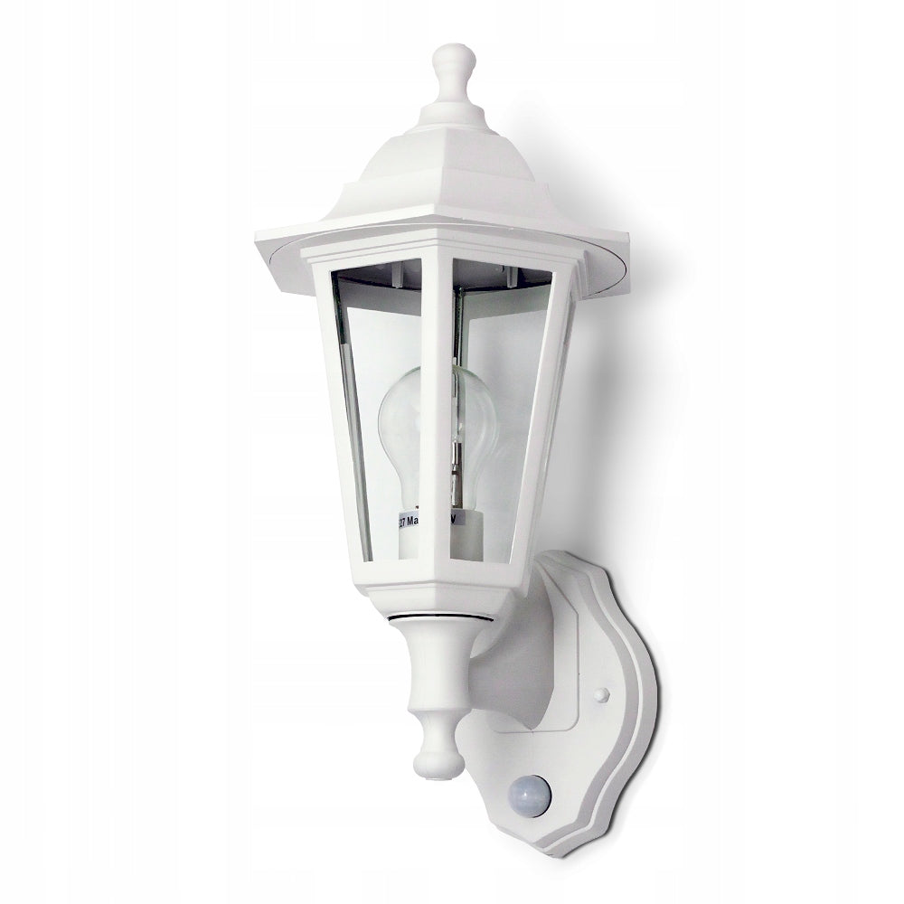 OUTDOOR GARDEN LAMP WITH MOTION AND DUSK SENSOR E27 Batteries included no