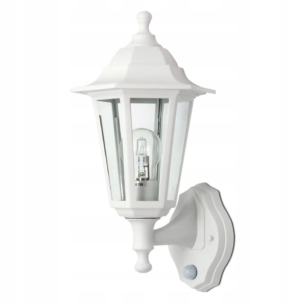 OUTDOOR GARDEN LAMP WITH MOTION AND DUSK SENSOR E27