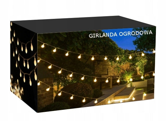 OUTDOOR GARDEN LIGHTS 50LED WARM WHITE -15m Manufacturer code GZ3-50-WW
