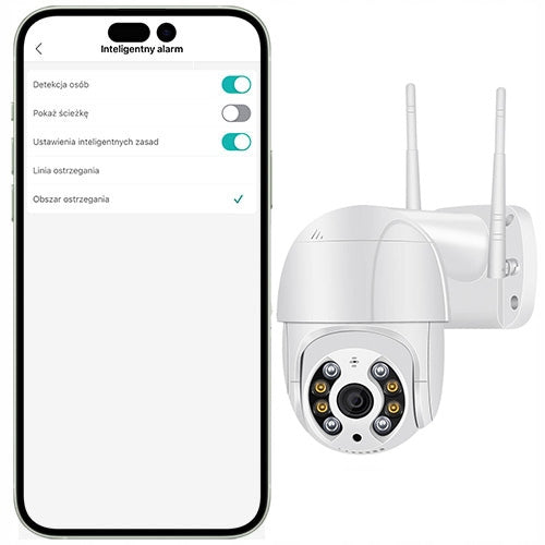 OUTDOOR IP WIFI CAMERA 8MP 4K 4x ZOOM ULTRA HD DETECTION 8MPx Certificates of conformity CE WEEE