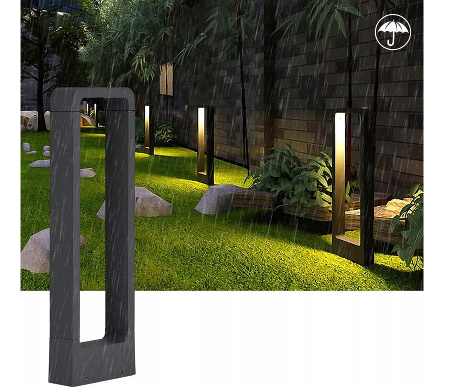 OUTDOOR LED GARDEN LAMP RIO 7W 80CM STANDING ANTHRACITE Product height 80 cm