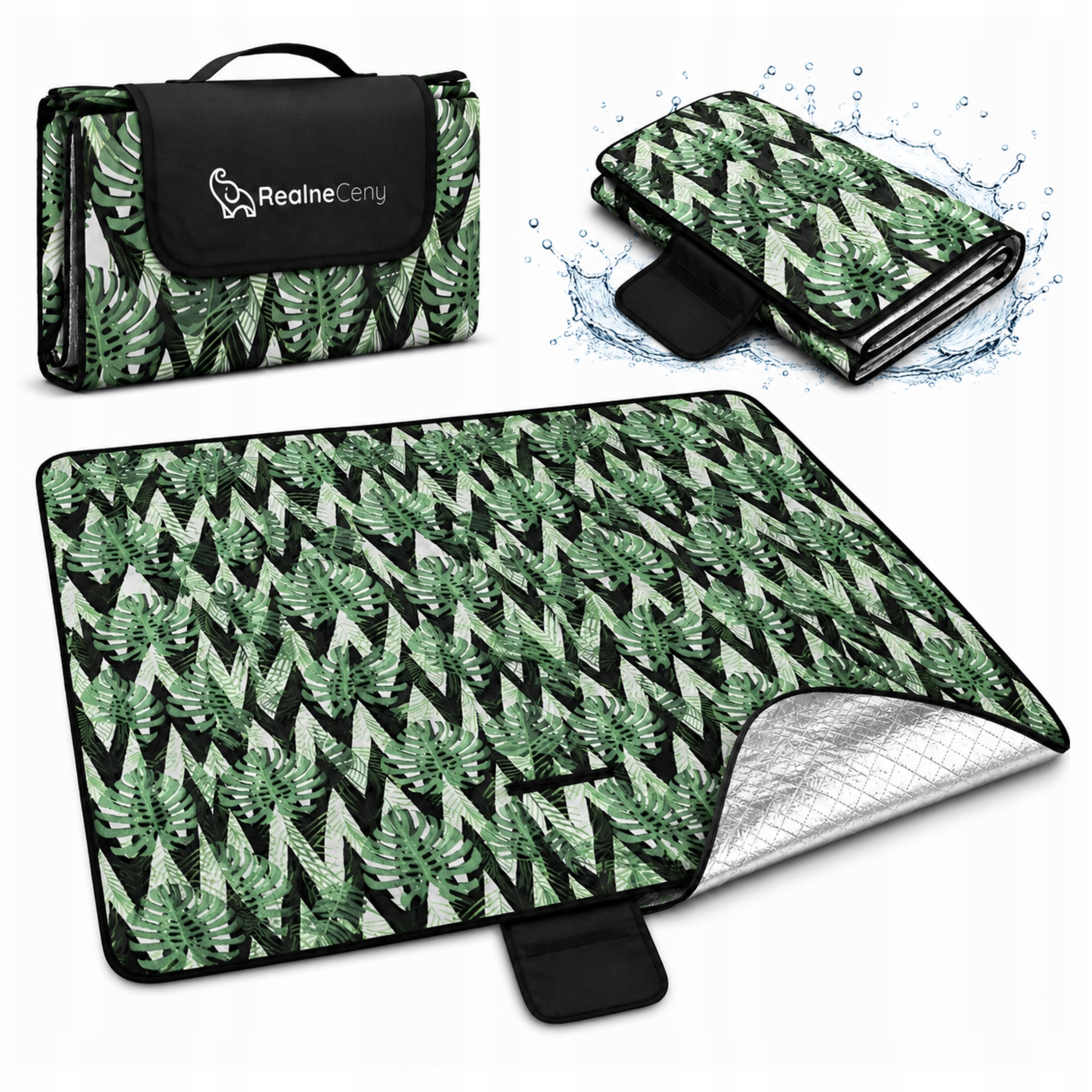 OUTDOOR PICNIC BLANKET 200CM BEACH MAT WATERPROOF FOLDABLE WITH INSULATION