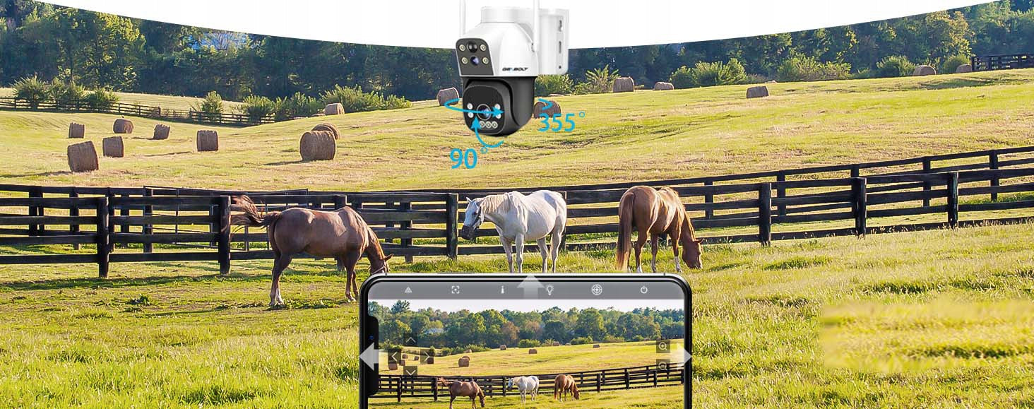 OUTDOOR SOLAR IP 7/24 CAMERA FOR 4G LTE SIM CARD GSM DUAL ROTARY SMART cctv Brand GENBOLT