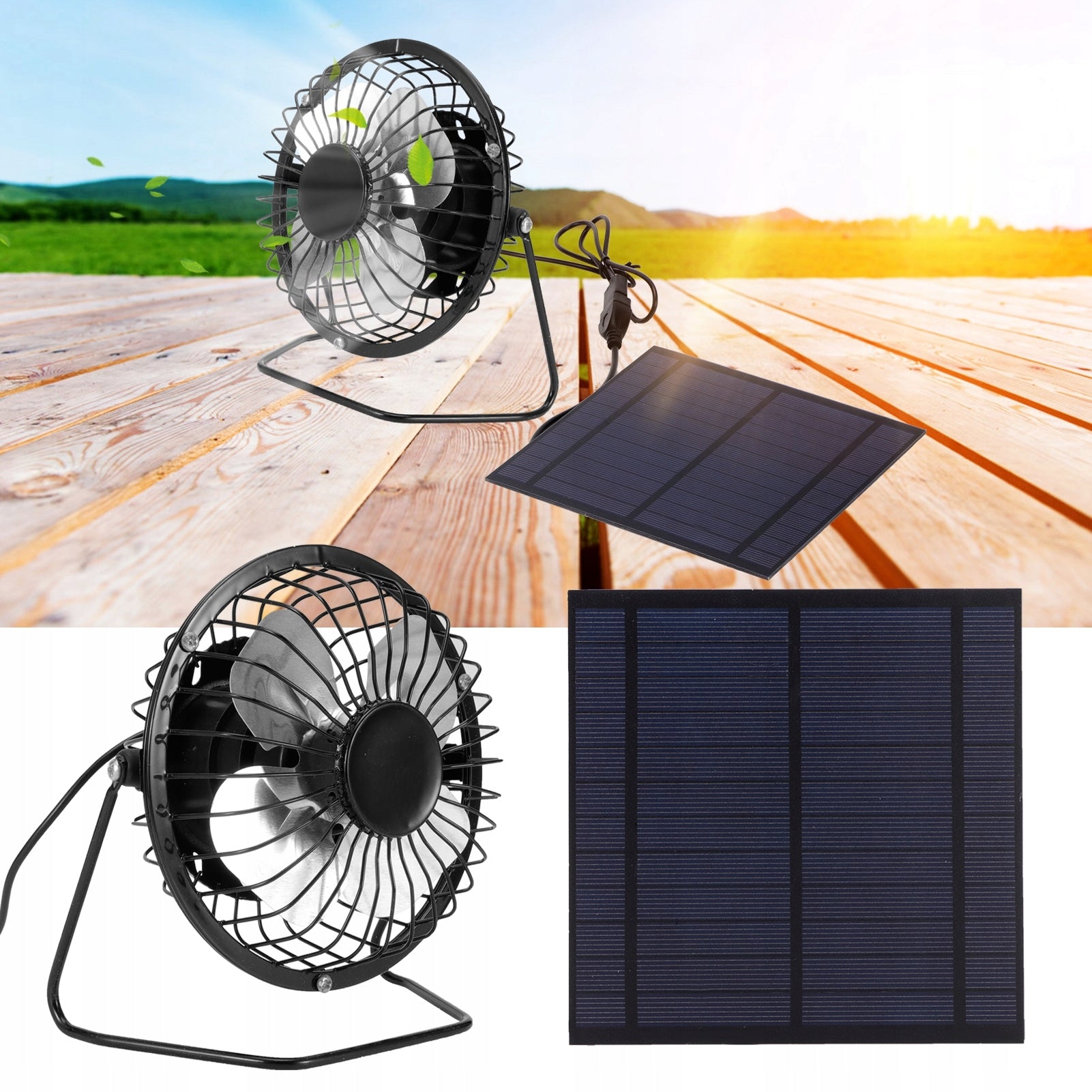 OUTDOOR SOLAR PANEL FAN 6V 5W Brand no brand