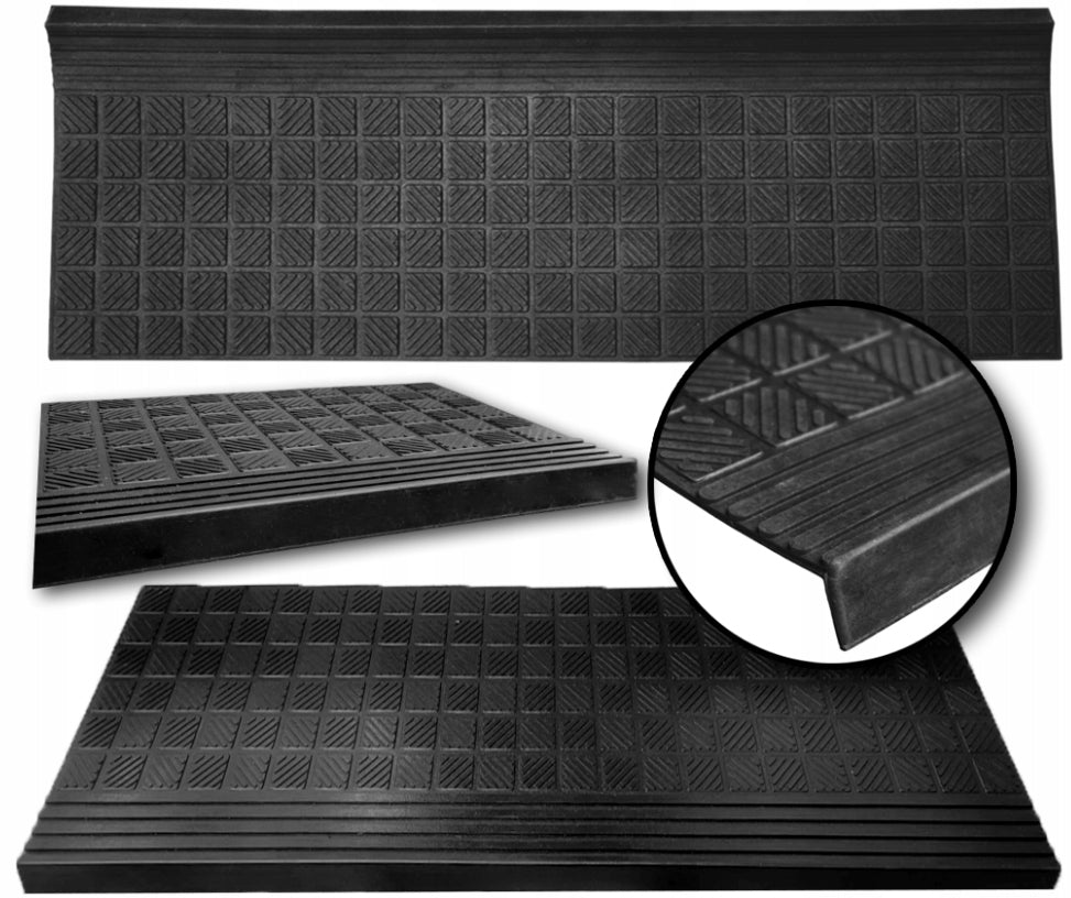 OUTDOOR STAIR COVERS NON-SLIP RUBBER STRONG THICK RUBBER 30x90