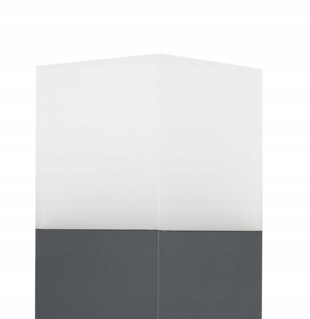 OUTDOOR STANDING LAMP POST SU-MA CUBE MAX CB-MAX 400 DG 1xE27 ANTHRACITE Batteries included no