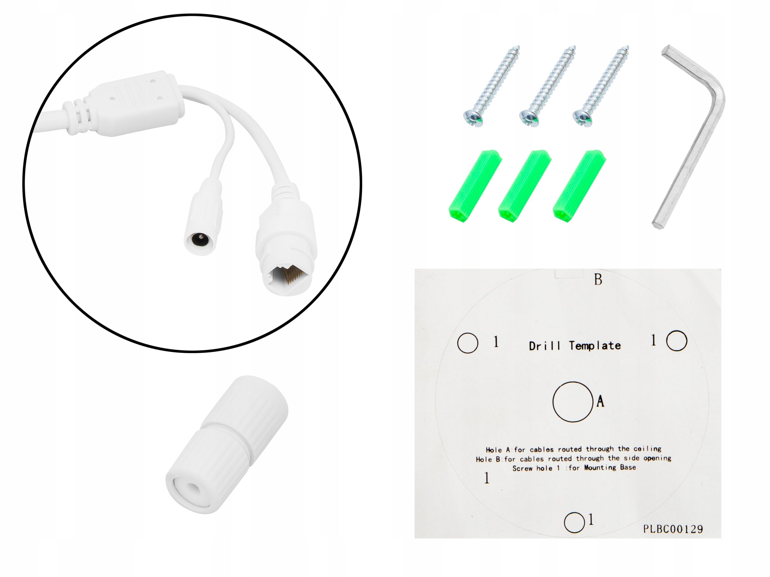 OUTDOOR TUBE CAMERA 4MPx IP POE DETECTION 30m IR 2.8mm + AUDIO IP66 Manufacturer code 77-862#