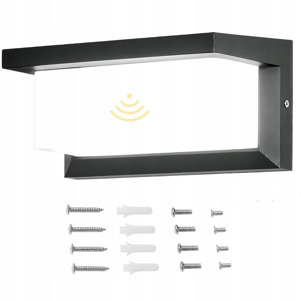 OUTDOOR WALL LAMP ENTRANCE DOOR 18W Motion Sensor Cold LED WALL LIGHT