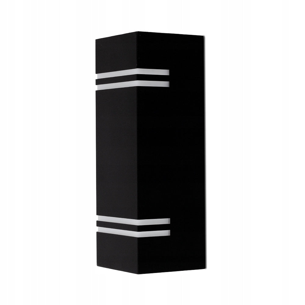 OUTDOOR WALL LAMP FACADE LAMP FOR LED GU10 UP-DOWN BLACK Brand Kwazar Luminaire
