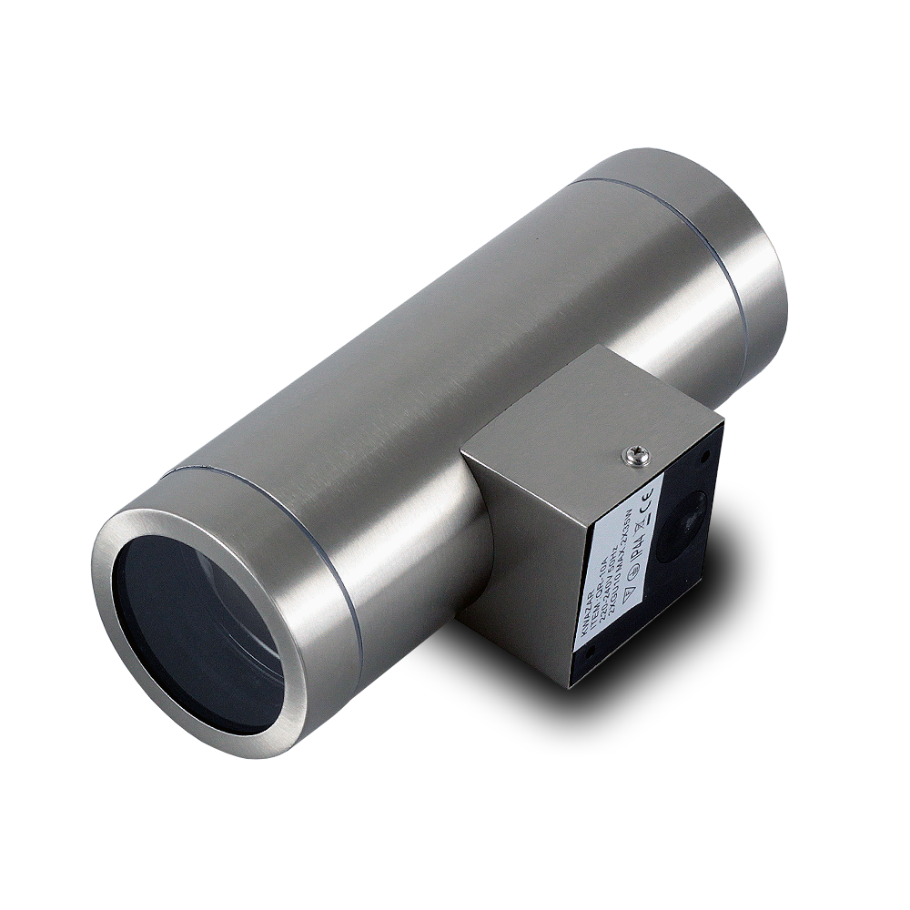 OUTDOOR WALL LAMP FACADE LAMP FOR LED GU10 UP-DOWN INOX STEEL Brand Kwazar Luminaire