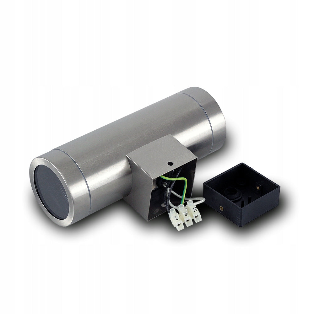 OUTDOOR WALL LAMP FACADE LAMP FOR LED GU10 UP-DOWN INOX STEEL Manufacturer code 9312