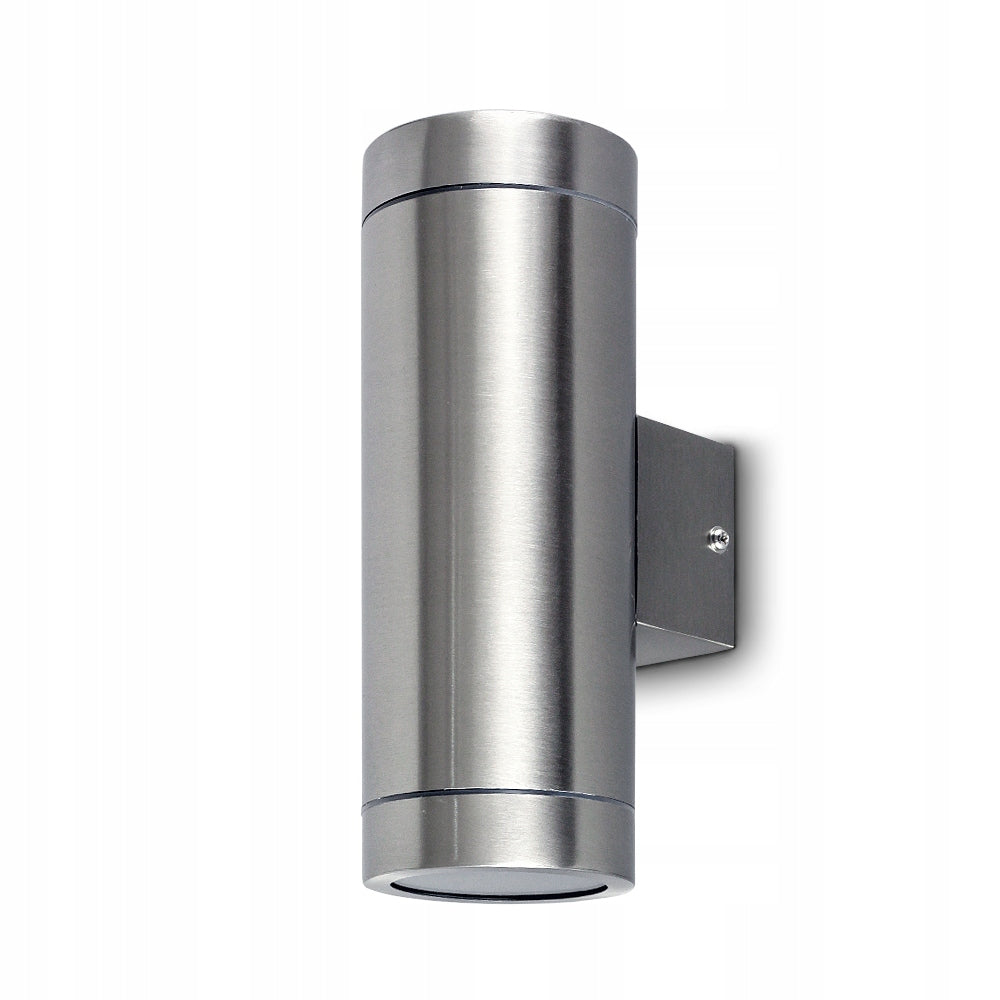 OUTDOOR WALL LAMP FACADE LAMP FOR LED GU10 UP-DOWN INOX STEEL