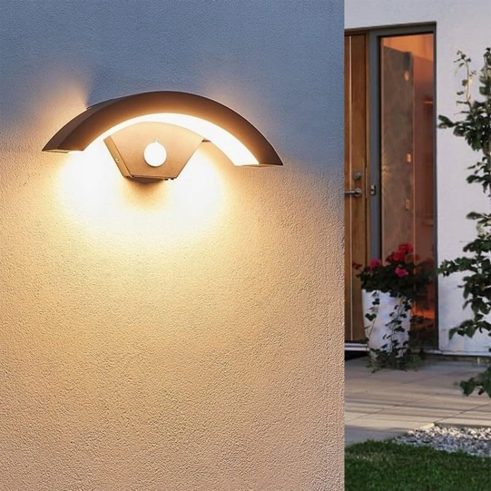 OUTDOOR WALL LAMP LED GARDEN LAMP 18W WALL FACADE MOTION SENSOR Manufacturer code jfiofoiiuuju