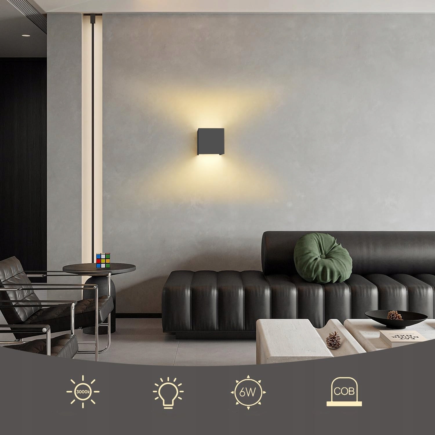OUTDOOR WALL LAMP LED Garden Facade Lamp WALL 6W IP54 Adjustable Manufacturer code Lampa Ścienna 5934