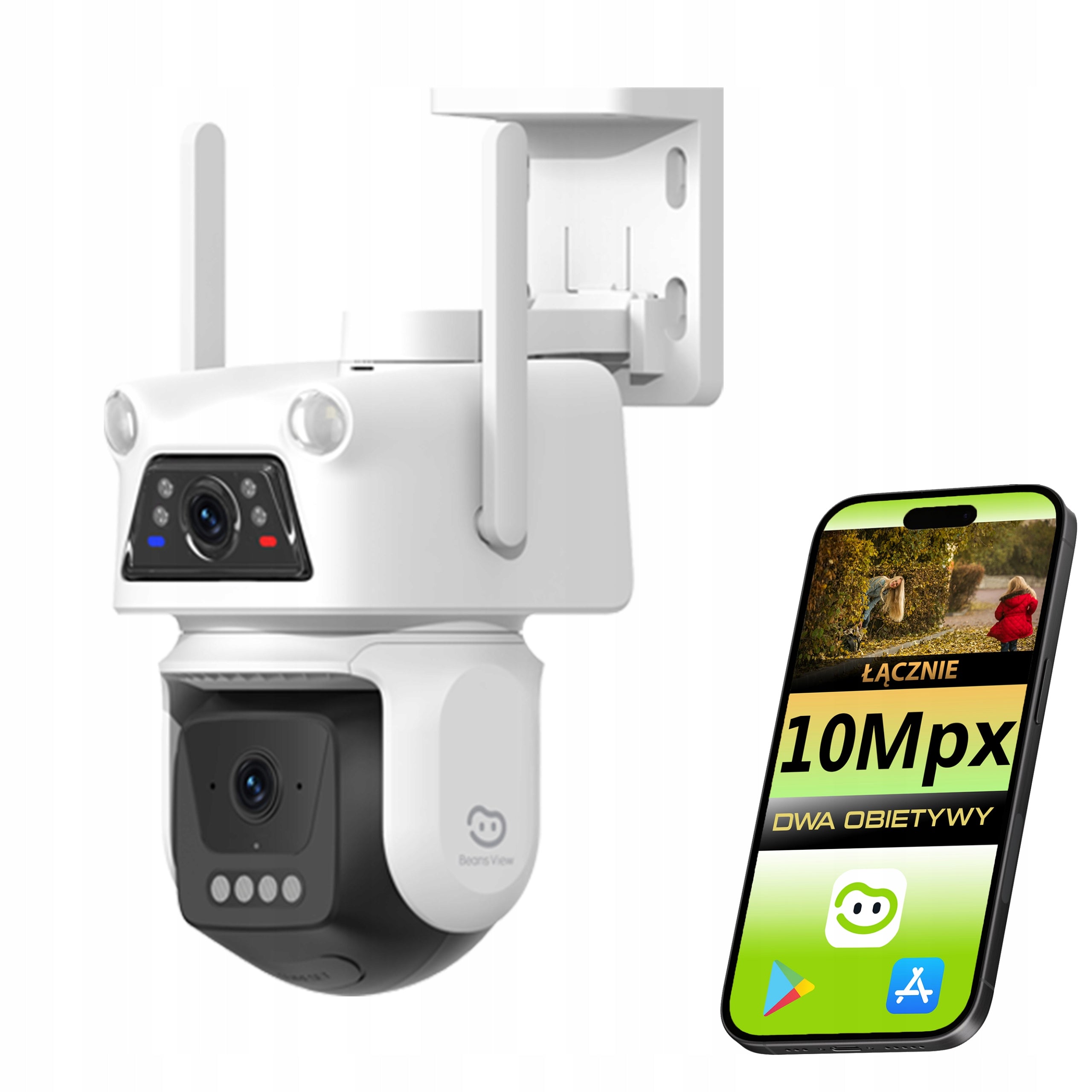 OUTDOOR WIFI CAMERA ROTATING 10 Mpx DUAL 2X 5Mpx BEANSVIEW PTZ EZVIZ Manufacturer code KAMERA WIFI 3K OBROTOWA DO MONITORINGU DOMU