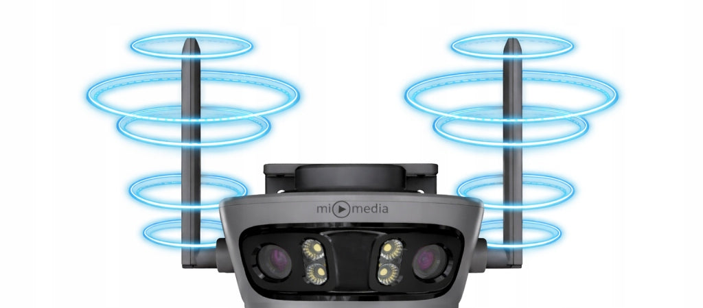 OUTDOOR WIFI CAMERA ROTATING TRIPLE SOLID 2 WAYS TO MOUNT + FREEBIE Certificates of conformity CE