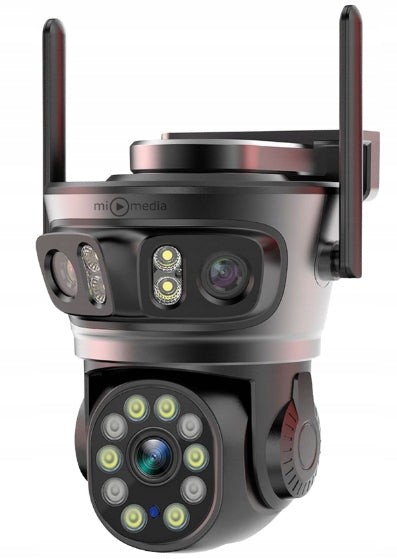 OUTDOOR WIFI CAMERA ROTATING TRIPLE SOLID 2 WAYS TO MOUNT + FREEBIE Manufacturer code Kamera Zewnętrzna Obrotowa WiFi IP Potrójna