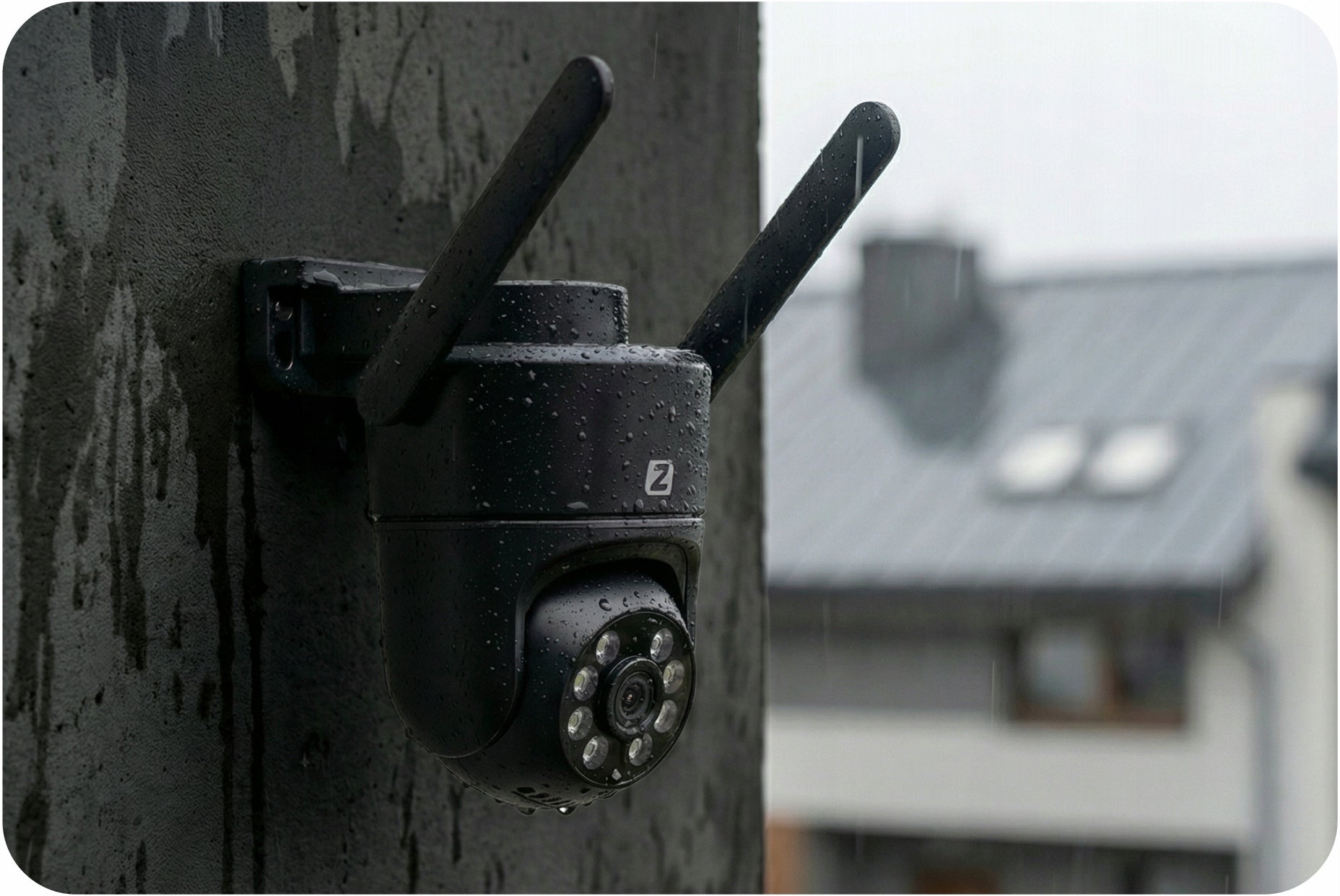 OUTDOOR WIFI IP ROTATING CAMERA 3MPx 4xZOOM App, Black Detection Manufacturer code IKPW330V1-B