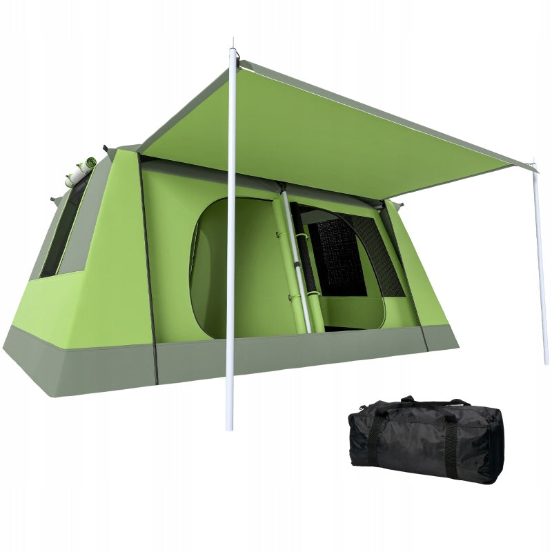 OUTSUNNY TENT FOR 4 TO 8 PEOPLE: LIGHTWEIGHT, DURABLE AND WATERPROOF TENT