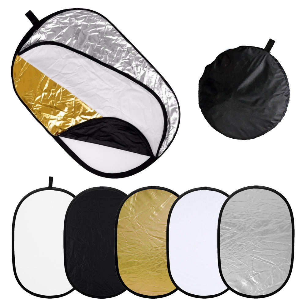 OVAL BLEND 5in1 60x90cm 60/90 - DIFFUSER WHITE GOLD SILVER + COVER