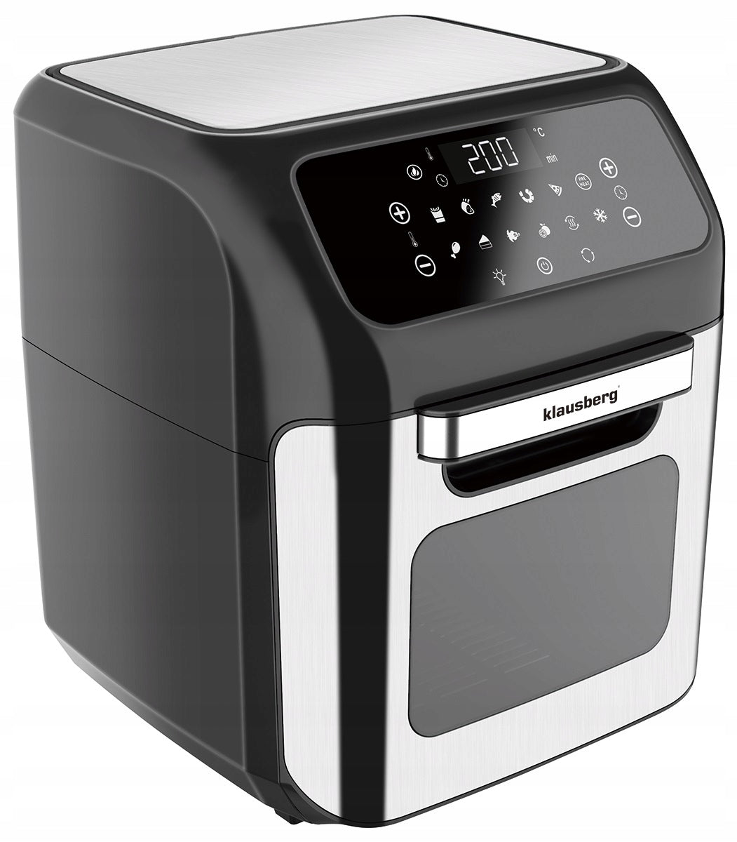 OVEN FAT-FREE fryer 12L 1800W 12in1 KLAUSBERG + ACCESSORIES