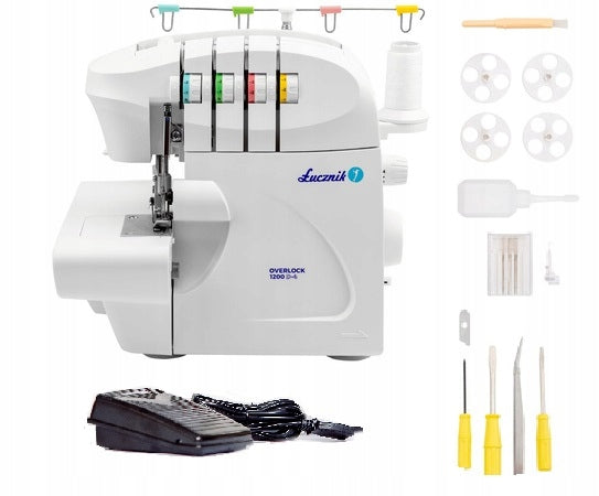 OVERLOCK ŁUCZNIK 1200 D-4 SEWING CASTING 2-, 3- and 4-thread